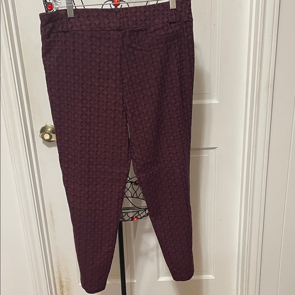 🧁🧁🧁BOGOHO🧁🧁🧁Burgundy Textured Pants-Size 16P - Picture 5 of 7